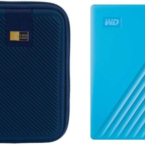 WD My Passport 4TB Portable external hard drive - Sky Blue
